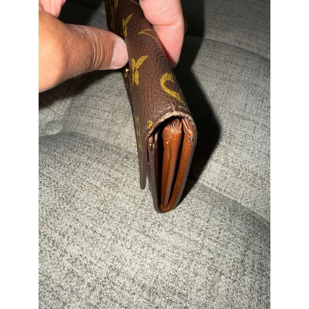 Louis Vuitton Monogram Sarah Long Wallet